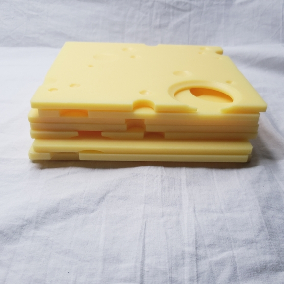 Large Pieces of Plastic Swiss Cheese Gag Gift Secret Santa - Picture 2 of 5